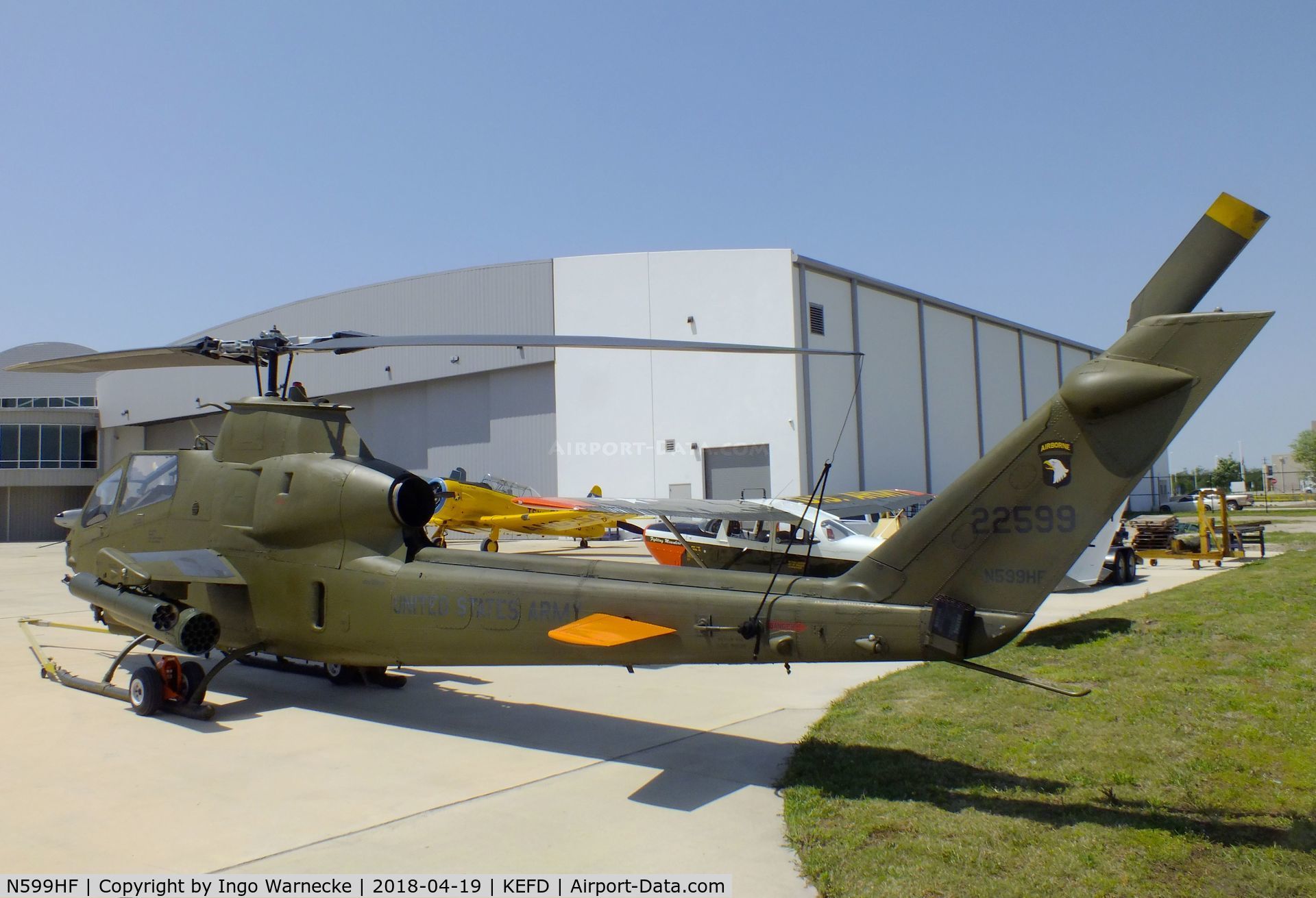 N599HF, 1976 Bell TAH-1P Cobra C/N 76-22599 (22033), Bell TAH-1P Cobra at the Lone Star Flight Museum, Houston TX