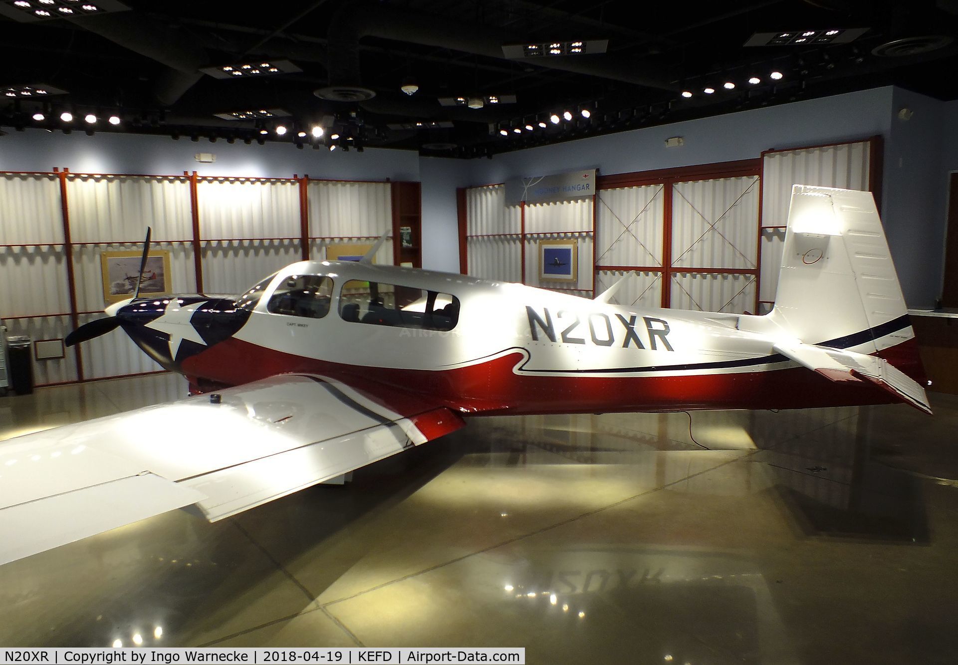 N20XR, 1994 Mooney M20R Ovation C/N 29-0001, Mooney M20R Ovation at the Lone Star Flight Museum, Houston TX