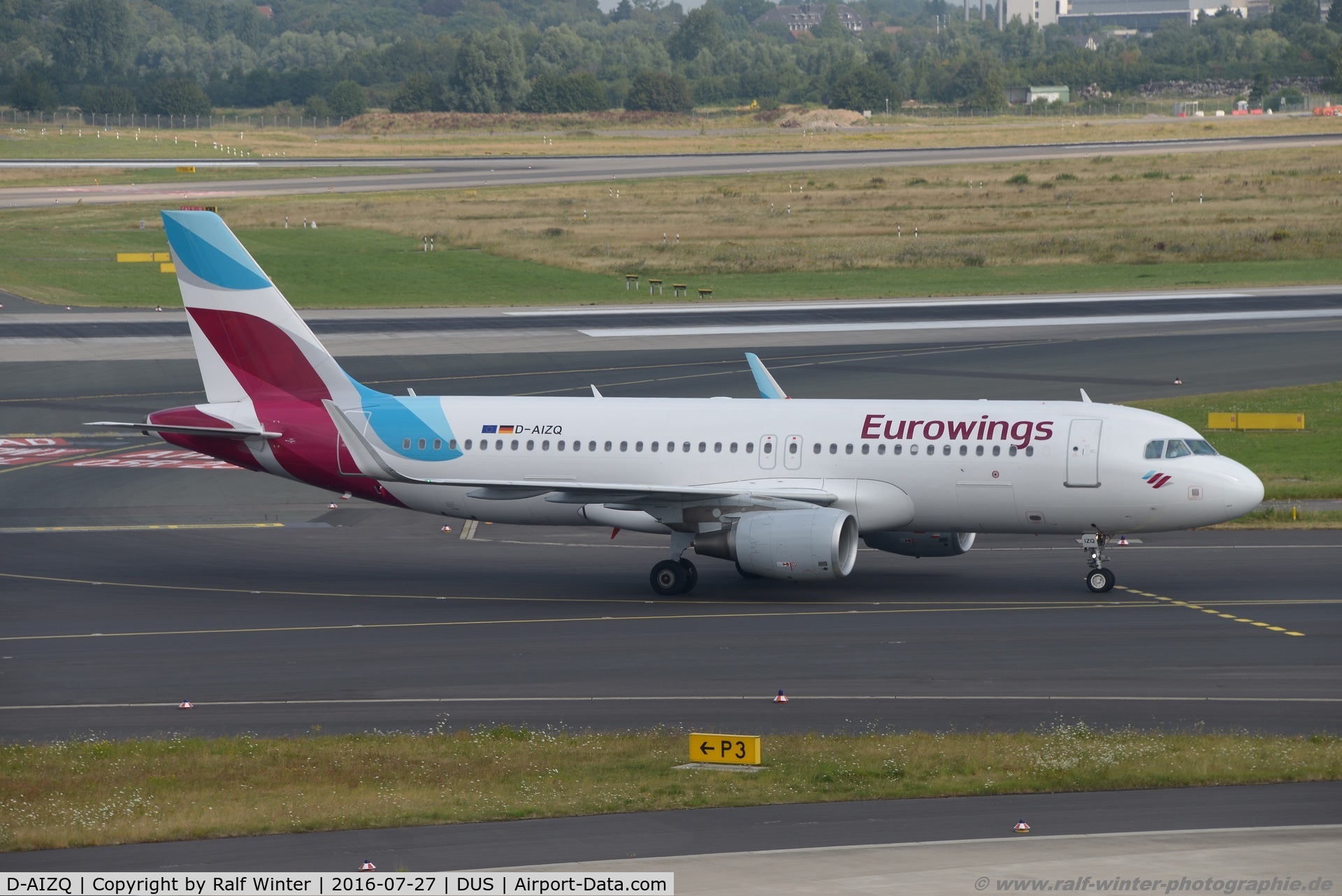D-AIZQ, 2013 Airbus A320-214 C/N 5497, Airbus A320-214(W) - EW EWG Eurowings ex Lufthansa - 5497 - D-AIZQ - 27.07.2016 - DUS