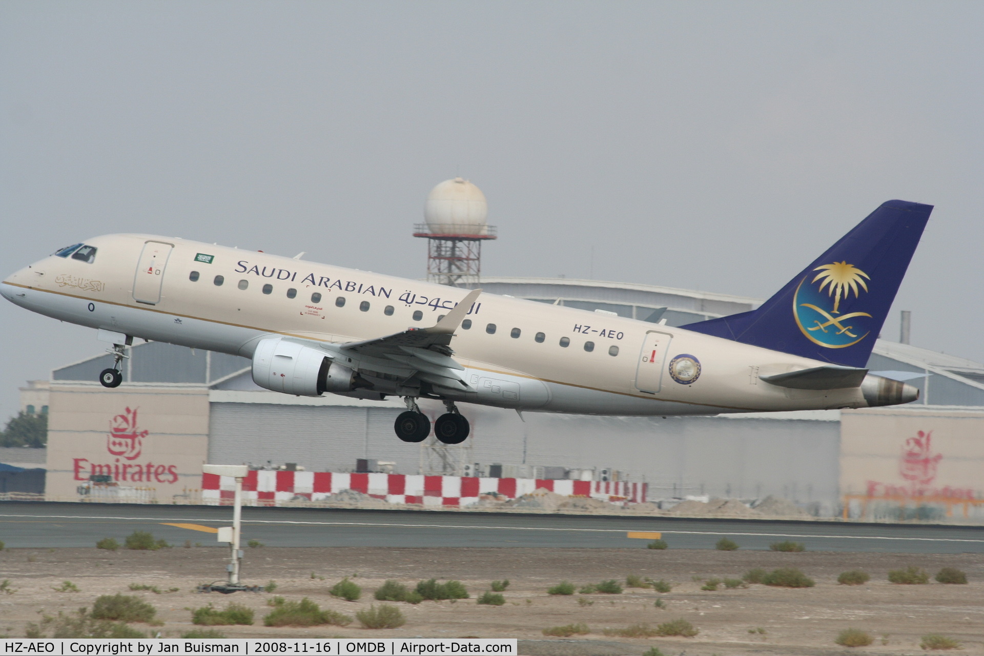 HZ-AEO, 2007 Embraer 170LR (ERJ-170-100LR) C/N 17000161, Saudia
