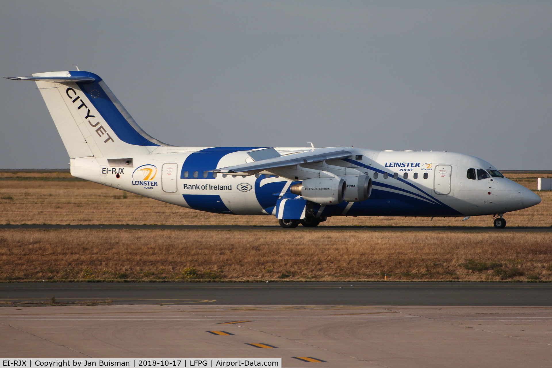 EI-RJX, 2000 BAe Systems Avro 146-RJ85A C/N E.2372, Cityjet, Bank of Ireland cls