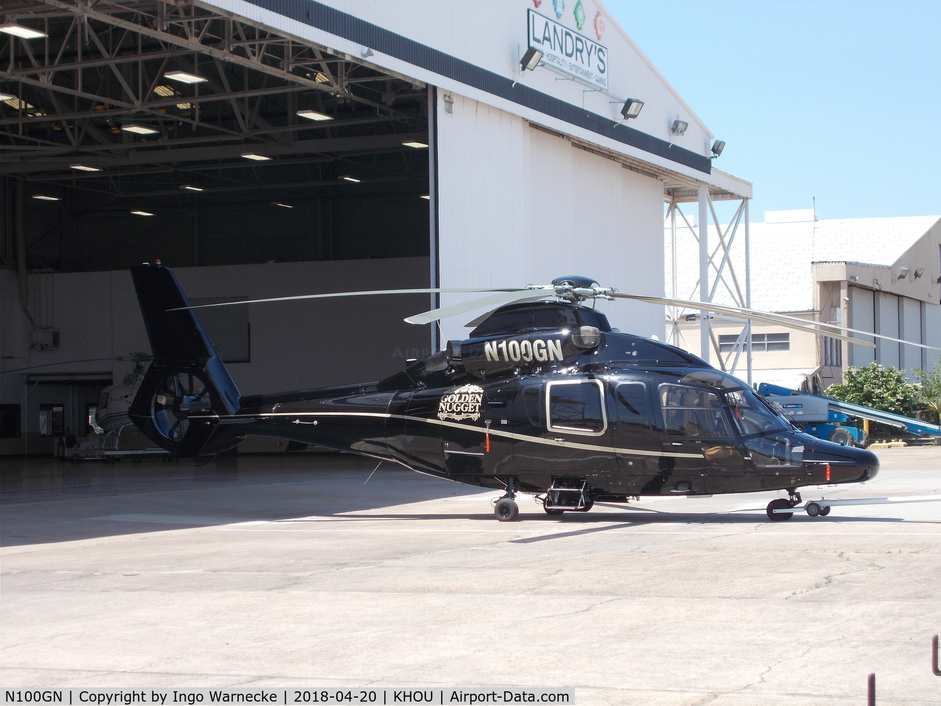 N100GN, 2009 Eurocopter EC-155B-1 C/N 6847, Eurocopter EC155B-1 at William P. Hobby airport, Houston TX