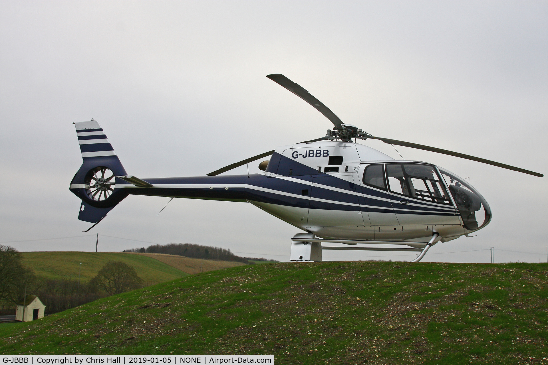 G-JBBB, 2004 Eurocopter EC-120B Colibri C/N 1380, at a private site before our flight to North Coates