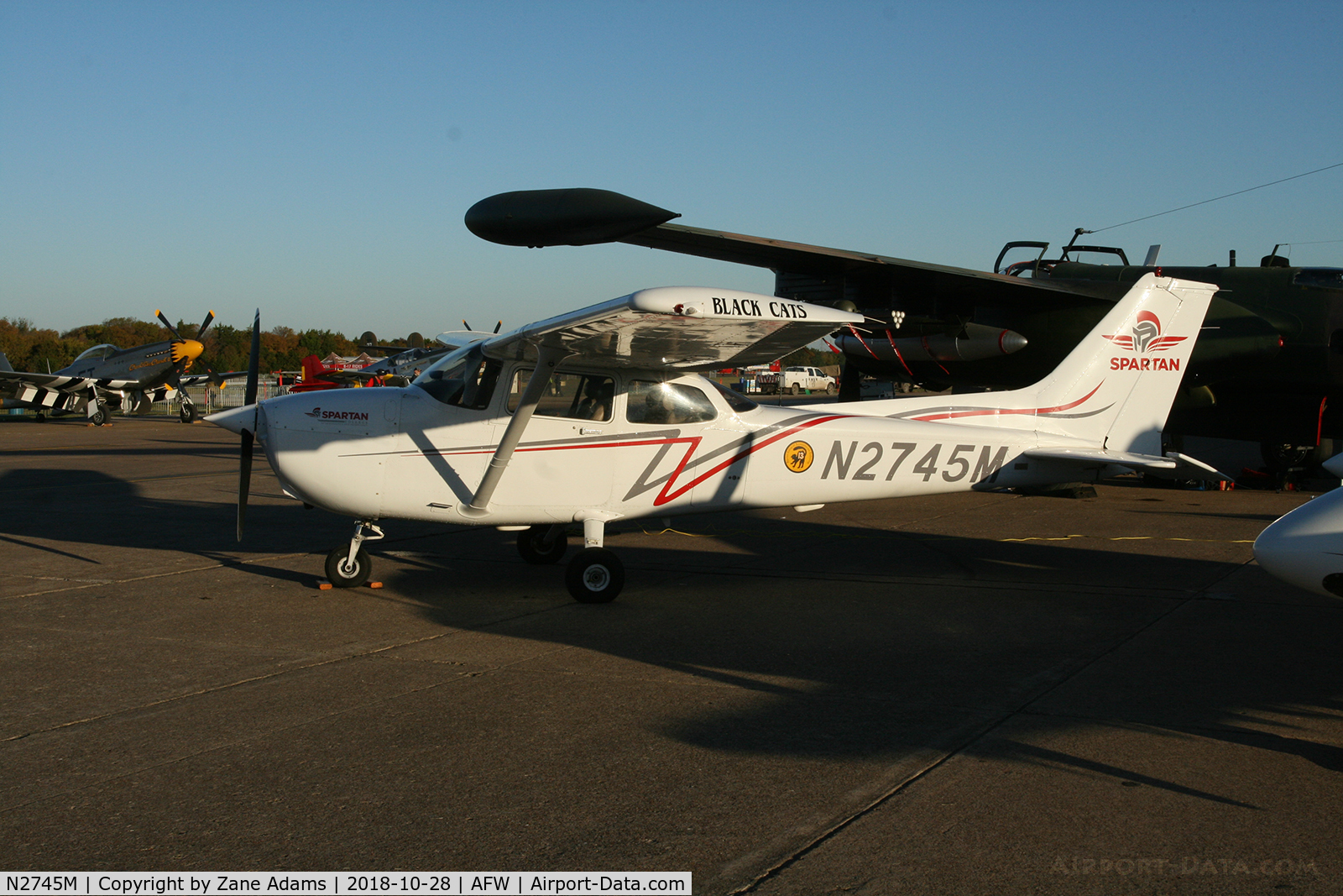 N2745M, 1999 Cessna 172R C/N 17280586, At the 2018 Alliance Airshow, Fort Worth, TX