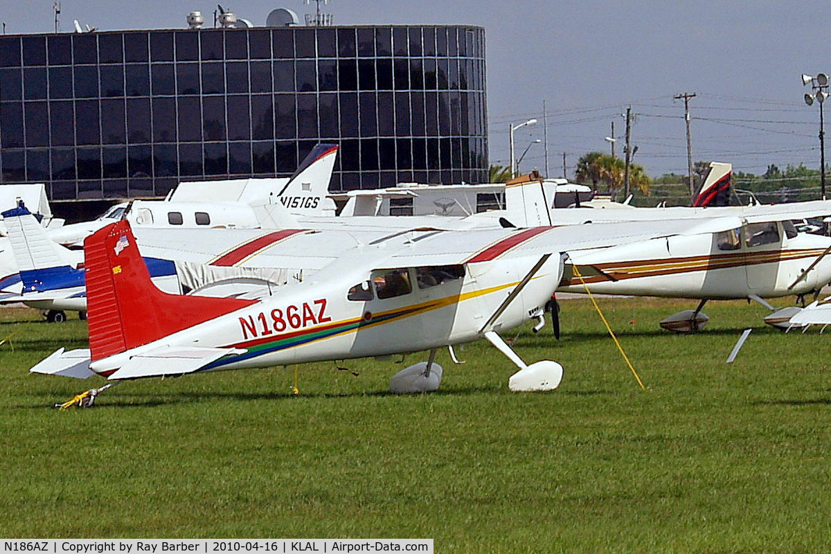 N186AZ, 1976 Cessna A185F Skywagon 185 C/N 18503192, N186AZ   Cessna A.185F Skywagon 185 [185-03192] Lakeland-Linder~N 16/04/2010