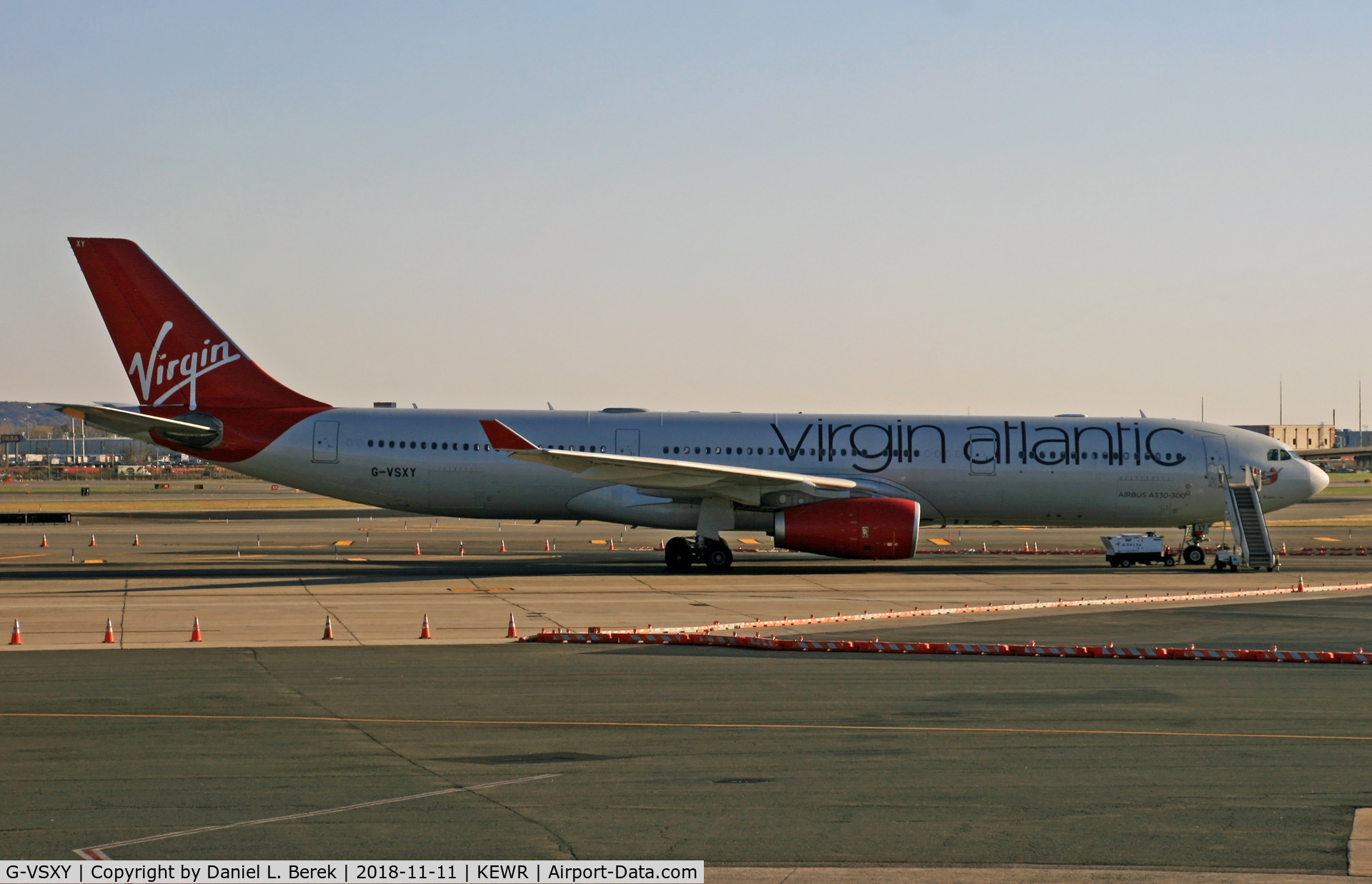 G-VSXY, 2010 Airbus A330-343X C/N 1195, A Virgin Atlantic A330 awaits her return journey home.