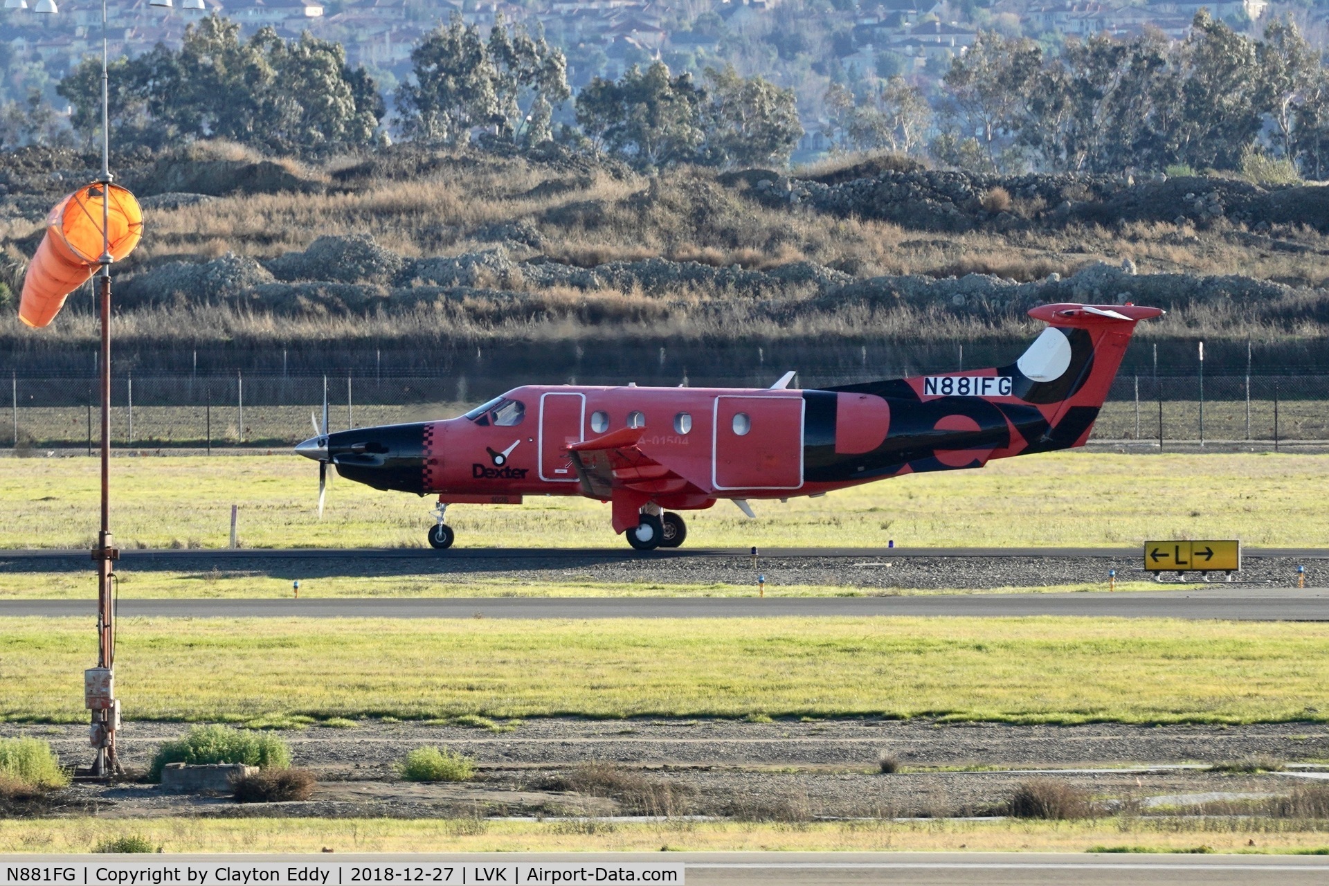 N881FG, 2009 Pilatus PC-12/47E C/N 1026, Livermore Airport California 2018.
