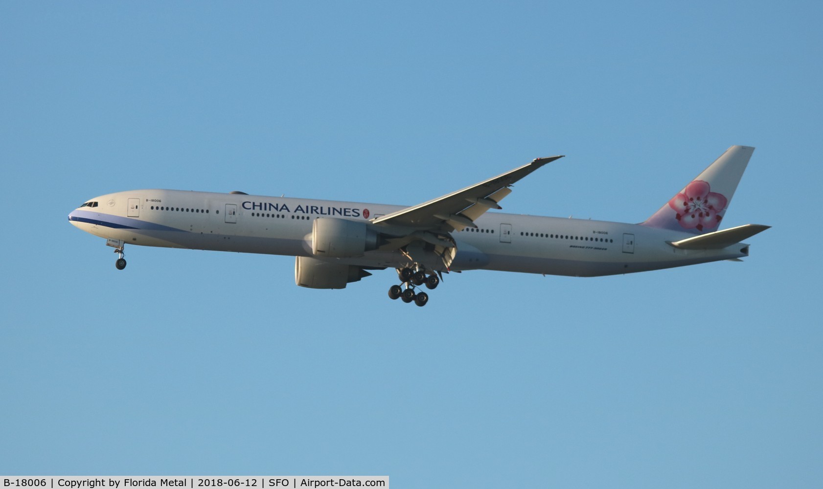 B-18006, 2016 Boeing 777-309/ER C/N 43981, China Airlines