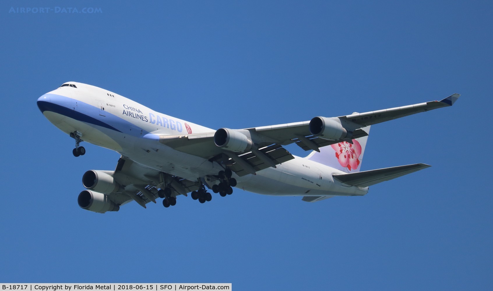 B-18717, 2004 Boeing 747-409F/SCD C/N 30769, China Airlines Cargo