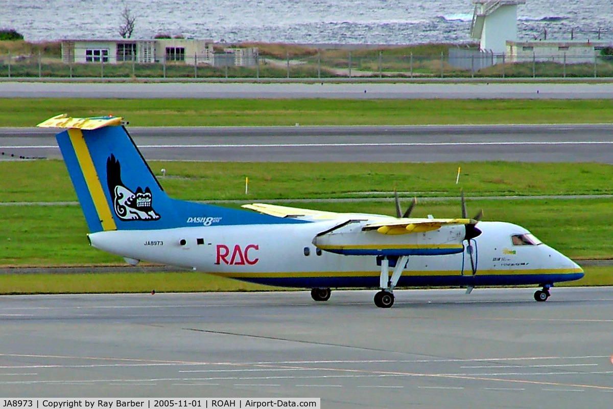 JA8973, 1997 De Havilland Canada DHC-8-103 Dash 8 C/N 501, JA8973   De Havilland Canada DHC-8Q-103 Dash 8 [501] (Ryukyu Air Commuter (RAC)) Okinawa-Naha~JA 01/11/2005