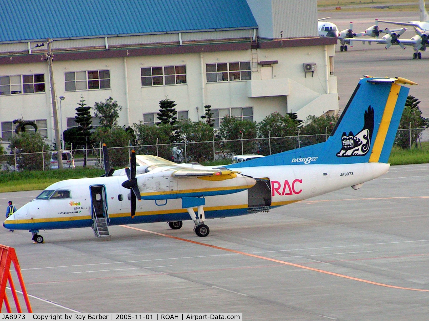 JA8973, 1997 De Havilland Canada DHC-8-103 Dash 8 C/N 501, JA8973   De Havilland Canada DHC-8Q-103 Dash 8 [501] (Ryukyu Air Commuter (RAC)) Okinawa-Naha~JA 01/11/2005
