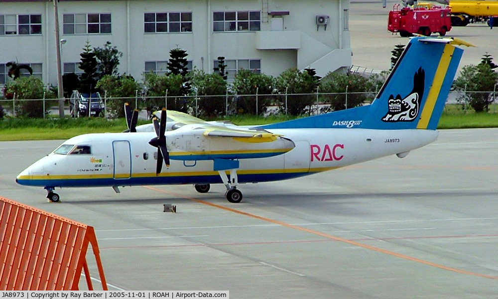 JA8973, 1997 De Havilland Canada DHC-8-103 Dash 8 C/N 501, JA8973   De Havilland Canada DHC-8Q-103 Dash 8 [501] (Ryukyu Air Commuter (RAC)) Okinawa-Naha~JA 01/11/2005