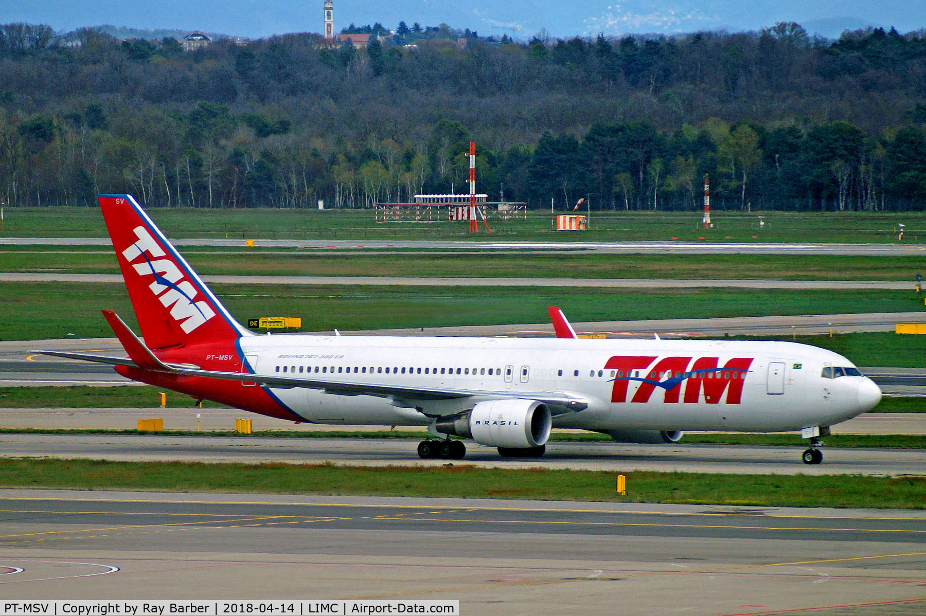 PT-MSV, 2012 Boeing 767-316/ER C/N 40593, PT-MSV   Boeing 767-316ER [40593] (TAM Airlines) Milan-Malpensa~I 14/04/2018