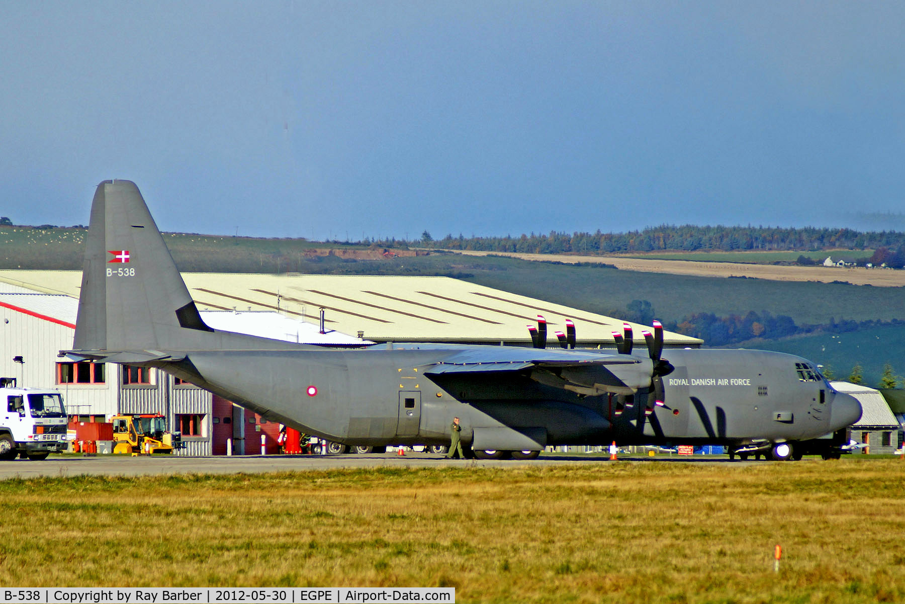 B-538, 2004 Lockheed Martin C-130J-30 Super Hercules C/N 382-5538, B-538   Lockheed C-130J-30 Hercules [5538] (Royal Danish Air Force) Inverness (Dalcross)~G 30/05/2012