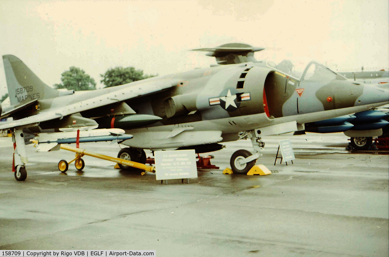 158709, Hawker Siddeley AV-8A Harrier C/N 712106, FAB  September 1972.