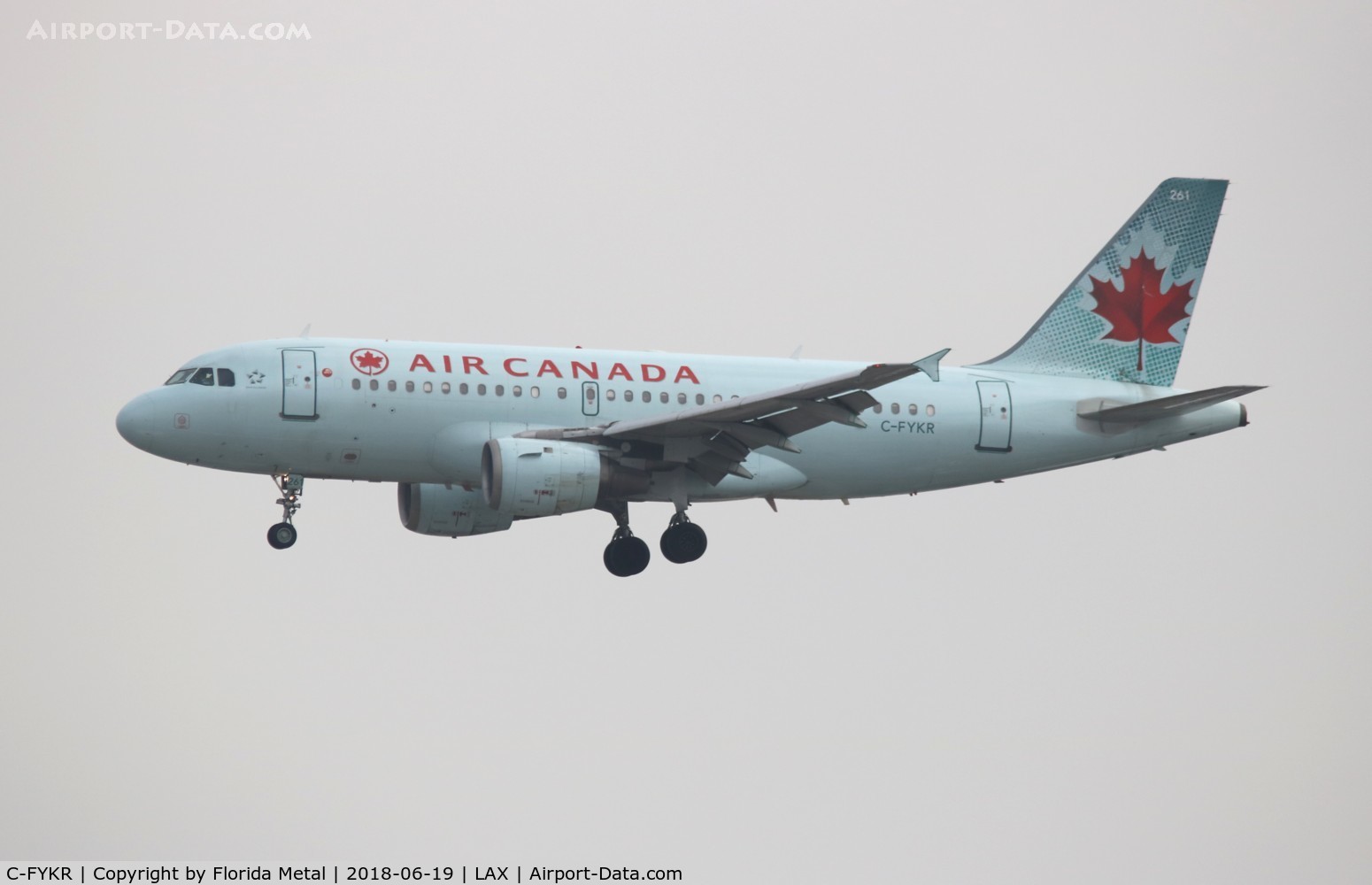 C-FYKR, 1997 Airbus A319-114 C/N 693, Air Canada