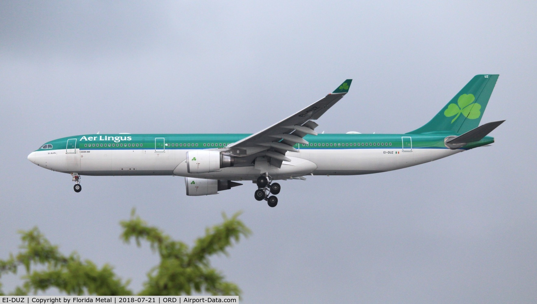 EI-DUZ, 2007 Airbus A330-302 C/N 847, Aer Lingus