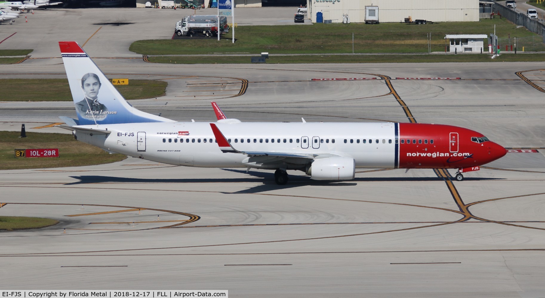 EI-FJS, 2016 Boeing 737-8JP C/N 41153, Norwegian