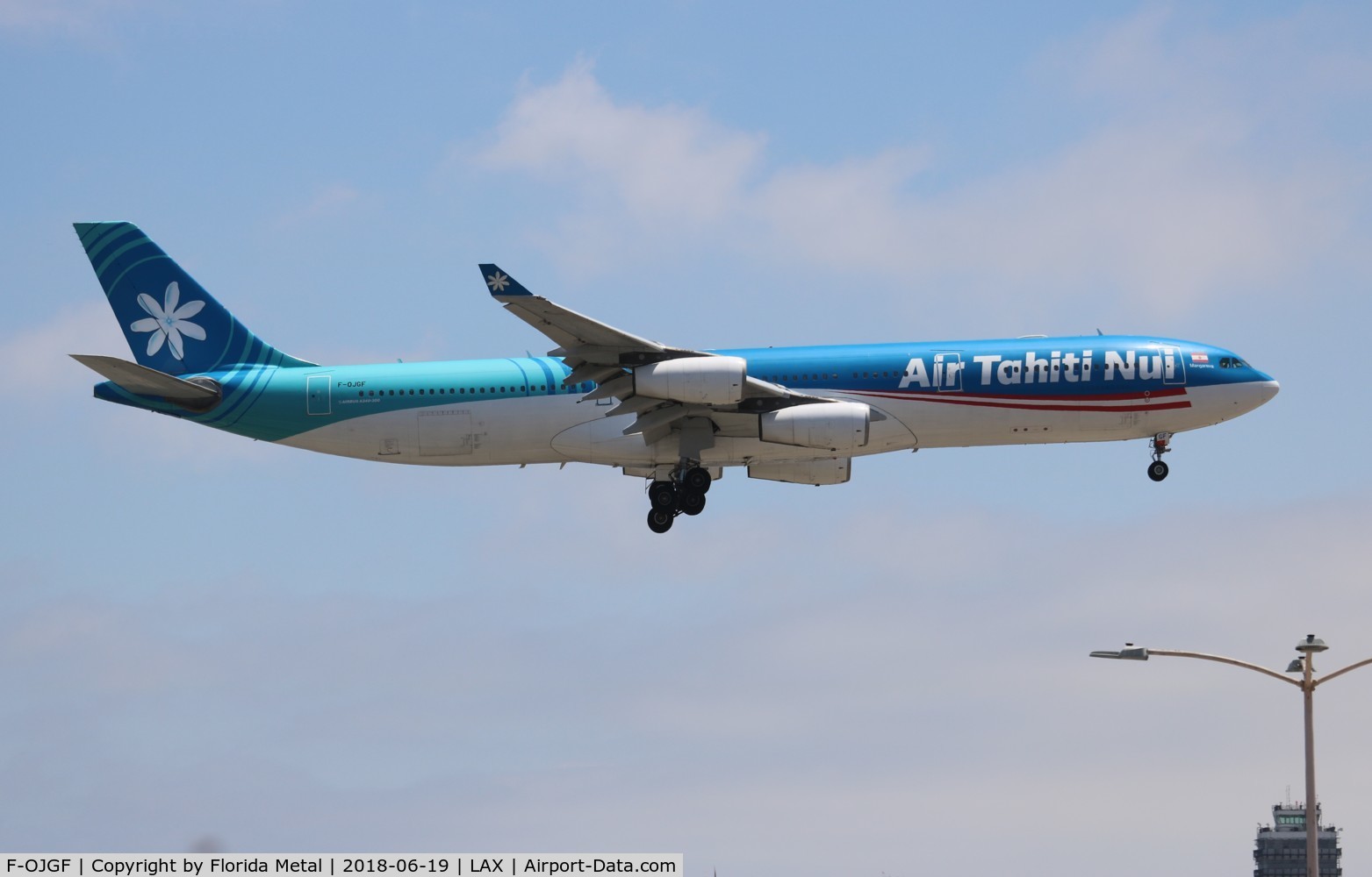 F-OJGF, 2001 Airbus A340-313 C/N 385, Air Tahiti