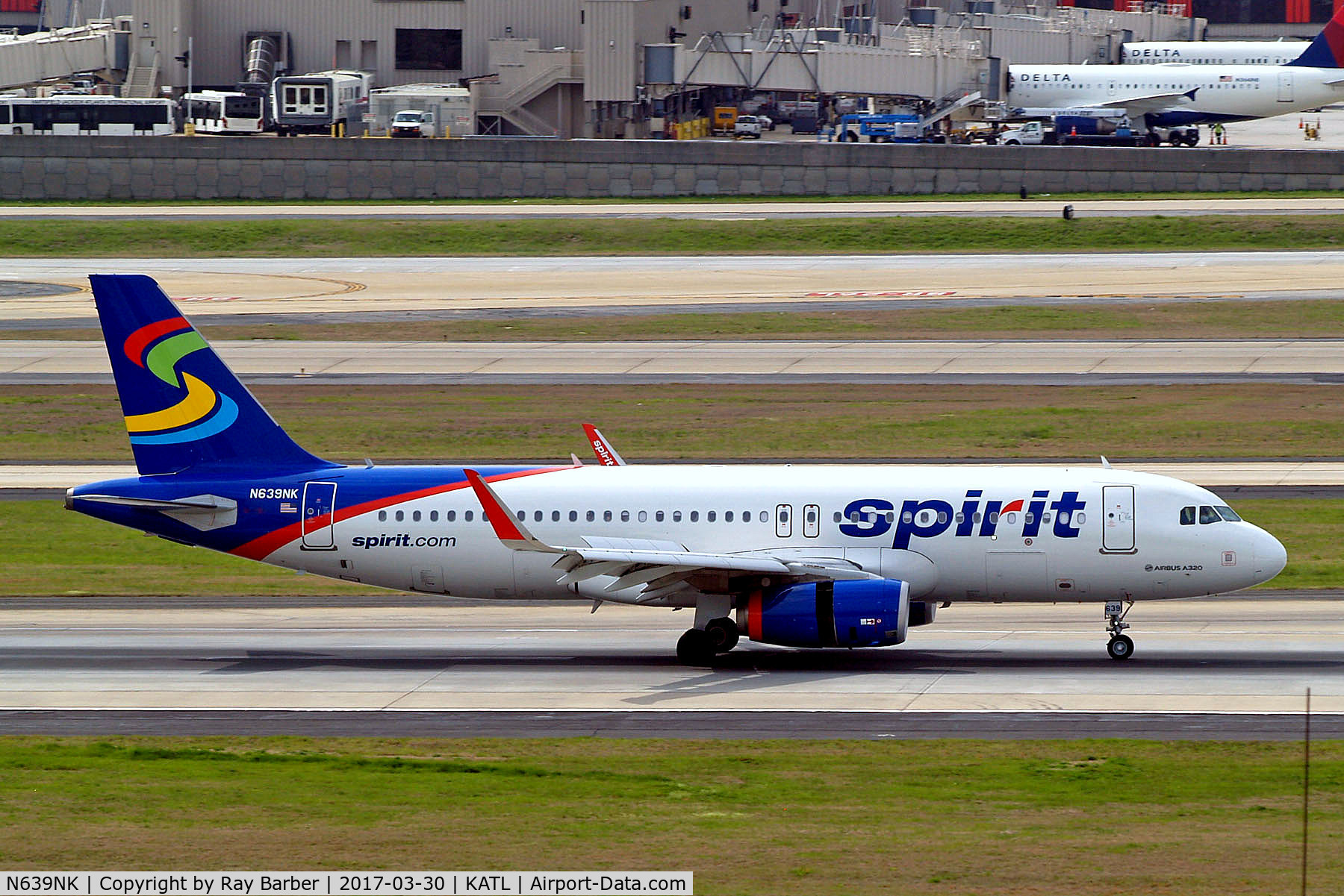 N639NK, 2015 Airbus A320-232 C/N 6487, N639NK   Airbus A320-232 [6487] (Spirit Airlines) Atlanta-Hartsfield~N 30/03/2017