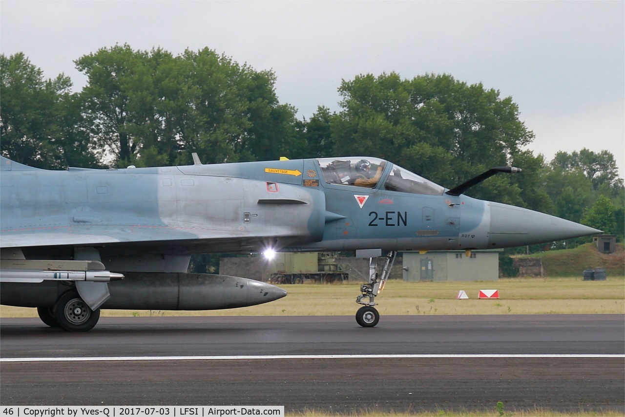 46, Dassault Mirage 2000-5F C/N 213, Dassault Mirage 2000-5F, Taxiing to holding point rwy 29, St Dizier-Robinson Air Base 113 (LFSI) Open day 2017