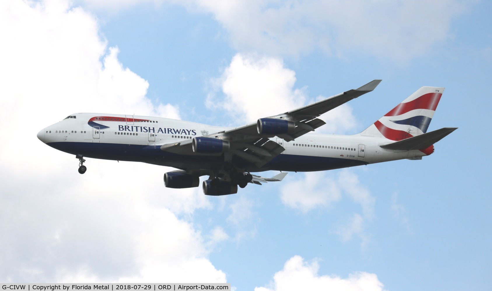 G-CIVW, 1998 Boeing 747-436 C/N 25822, British