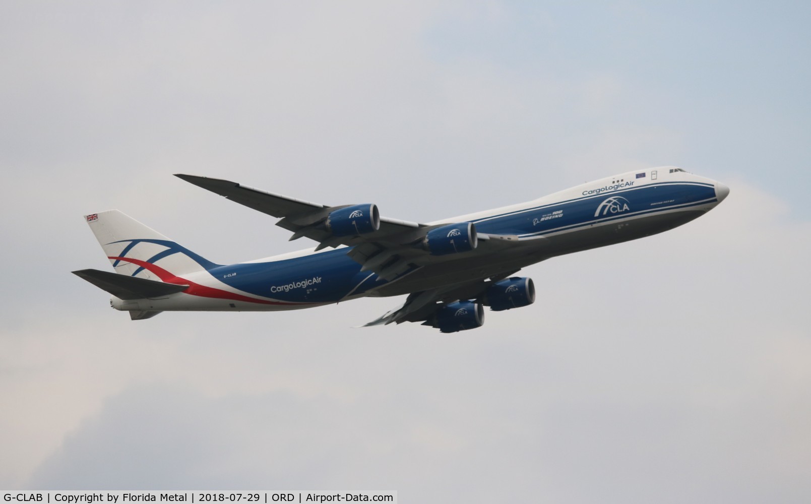 G-CLAB, 2015 Boeing 747-83QF C/N 60119, Cargo Logic Air