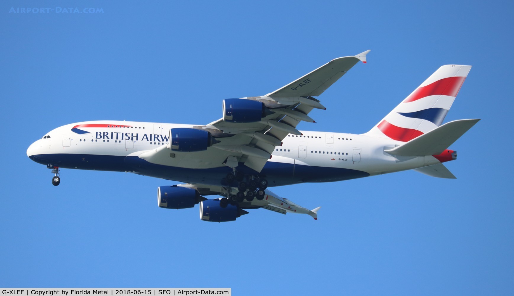 G-XLEF, 2013 Airbus A380-841 C/N 151, British