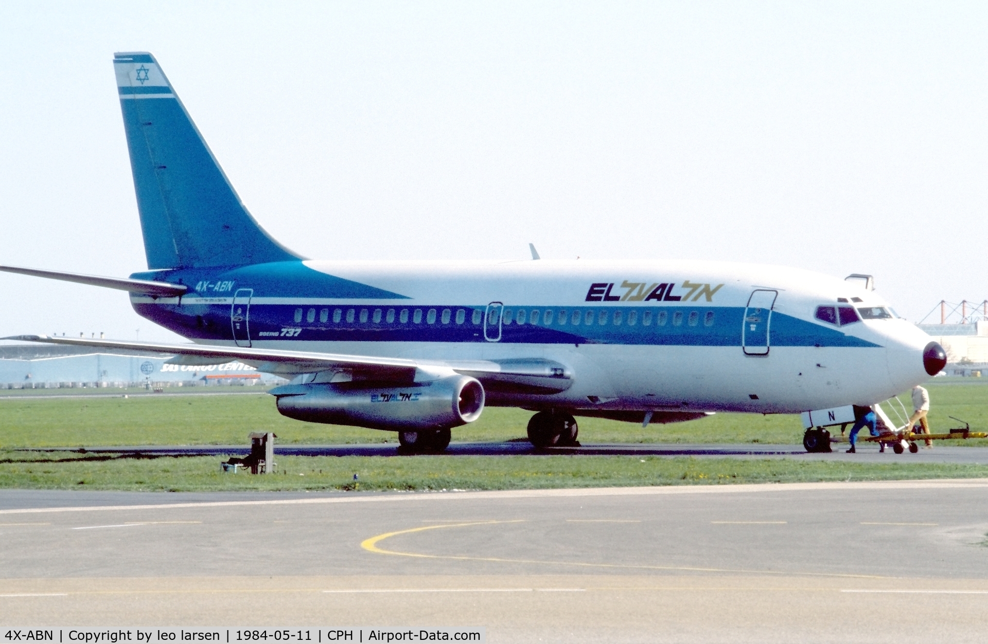 4X-ABN, 1982 Boeing 737-258 C/N 22856, copenhagen11.5.1984
