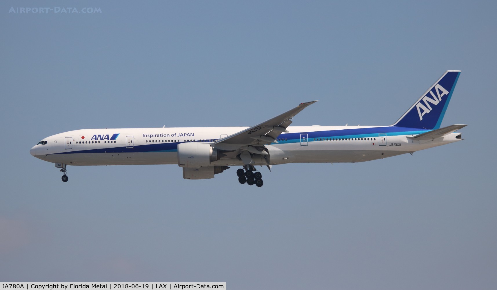 JA780A, 2007 Boeing 777-381/ER C/N 34895, ANA 777-300