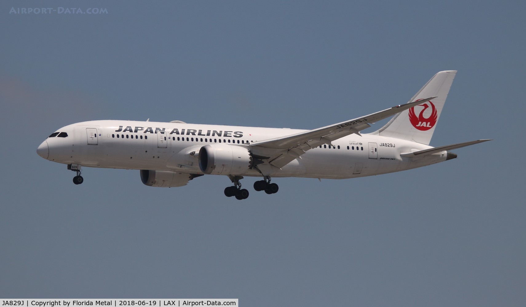 JA829J, 2012 Boeing 787-8 Dreamliner C/N 34839, Japan Airlines