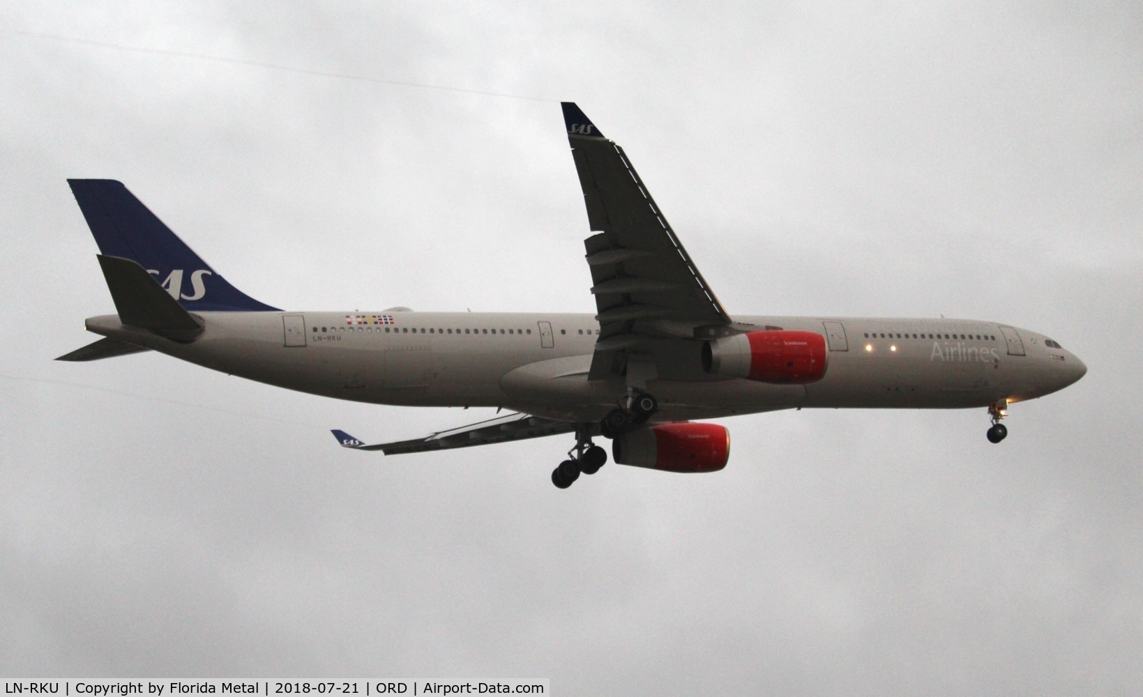 LN-RKU, 2016 Airbus A330-343 C/N 1715, SAS A330