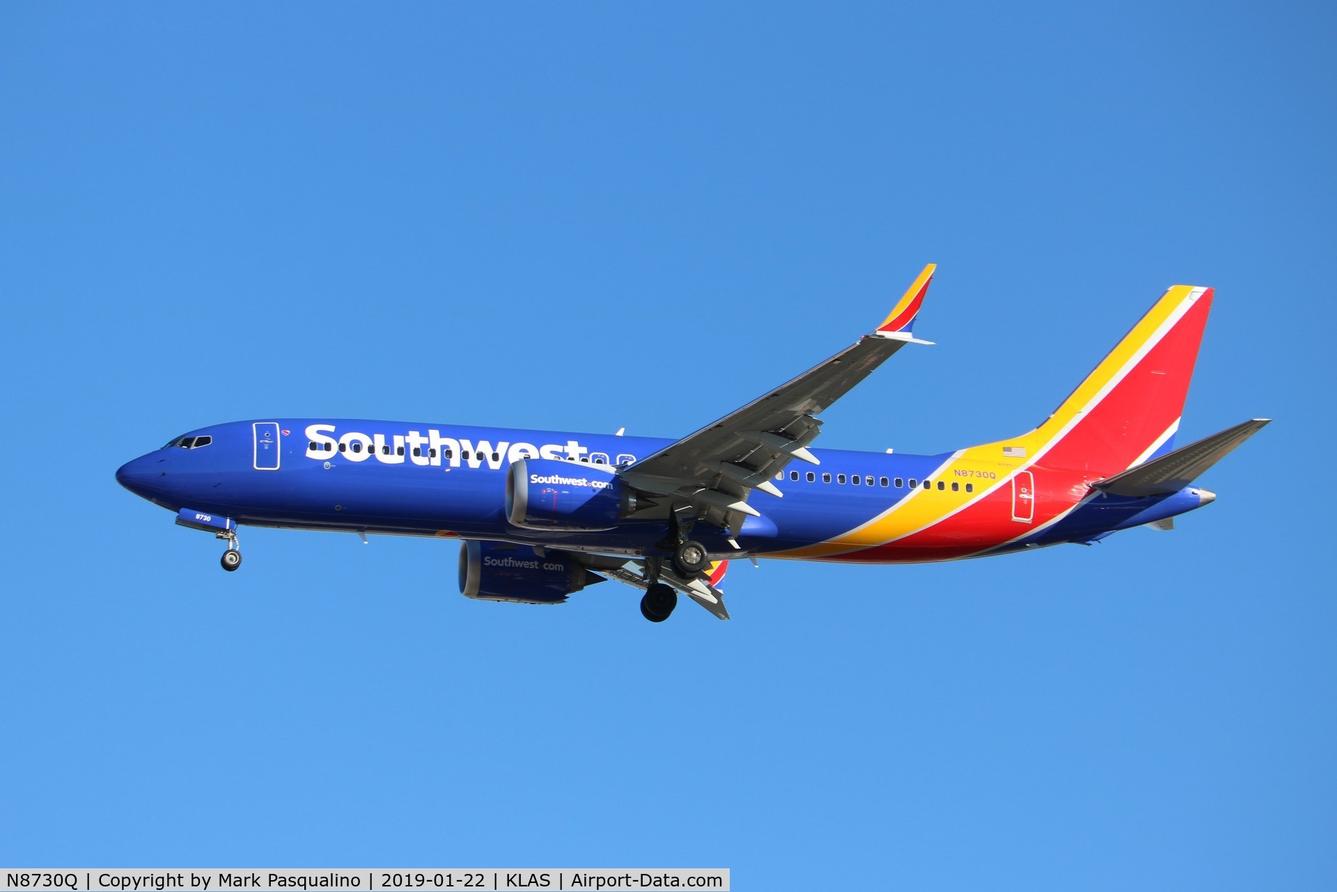 N8730Q, 2018 Boeing 737-8 MAX C/N 37042, Boeing 737-8 MAX