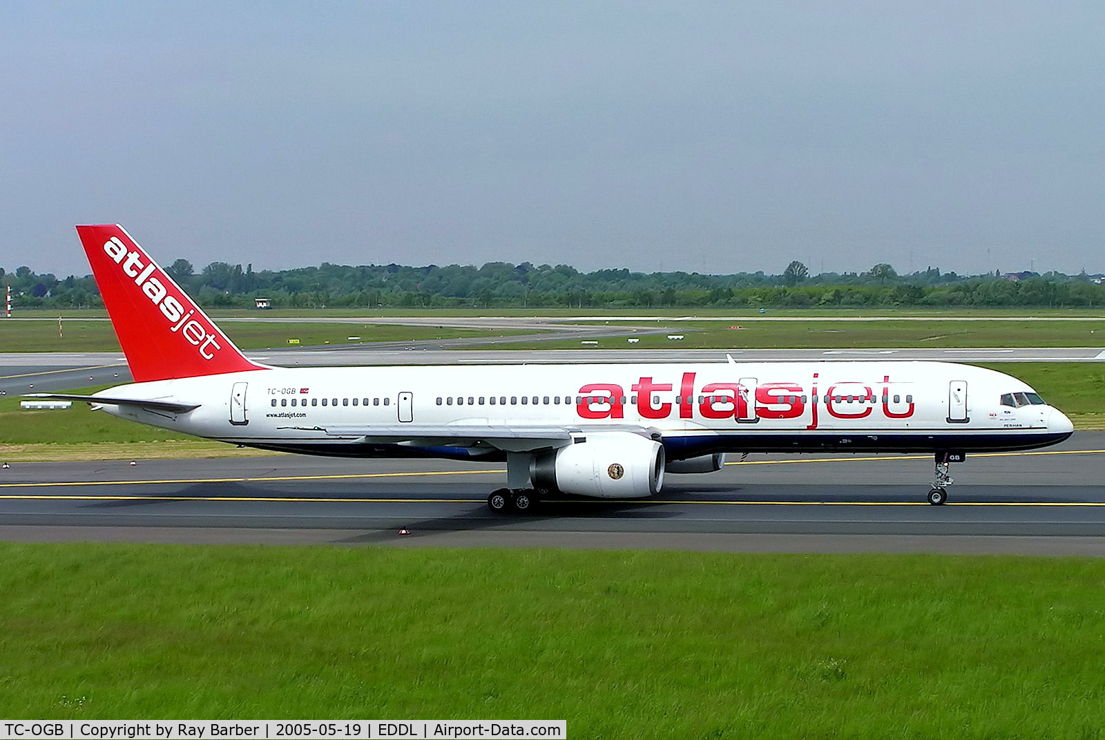 TC-OGB, 1986 Boeing 757-225 C/N 22689, TC-OGB   Boeing 757-225 [22689] (Atlasjet) Dusseldorf Int'l~D 19/05/2005