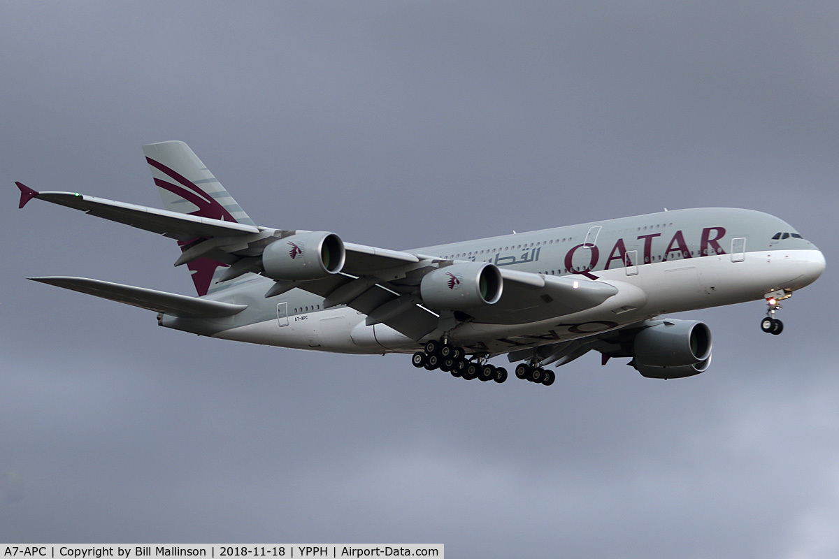 A7-APC, 2013 Airbus A380-861 C/N 145, FINALS