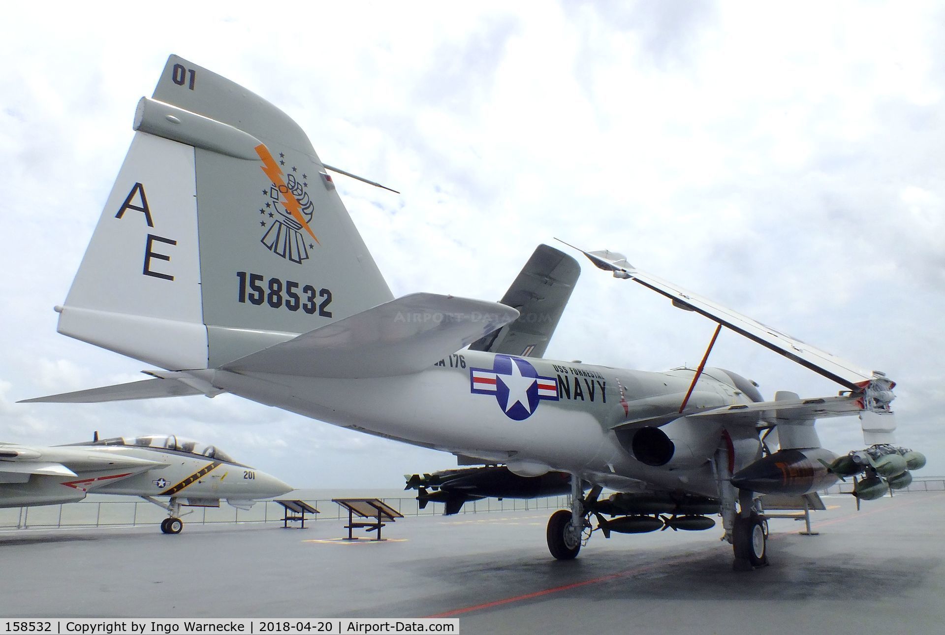 158532, Grumman A-6E Intruder C/N I-515, Grumman A-6E Intruder at the USS Lexington Museum, Corpus Christi TX