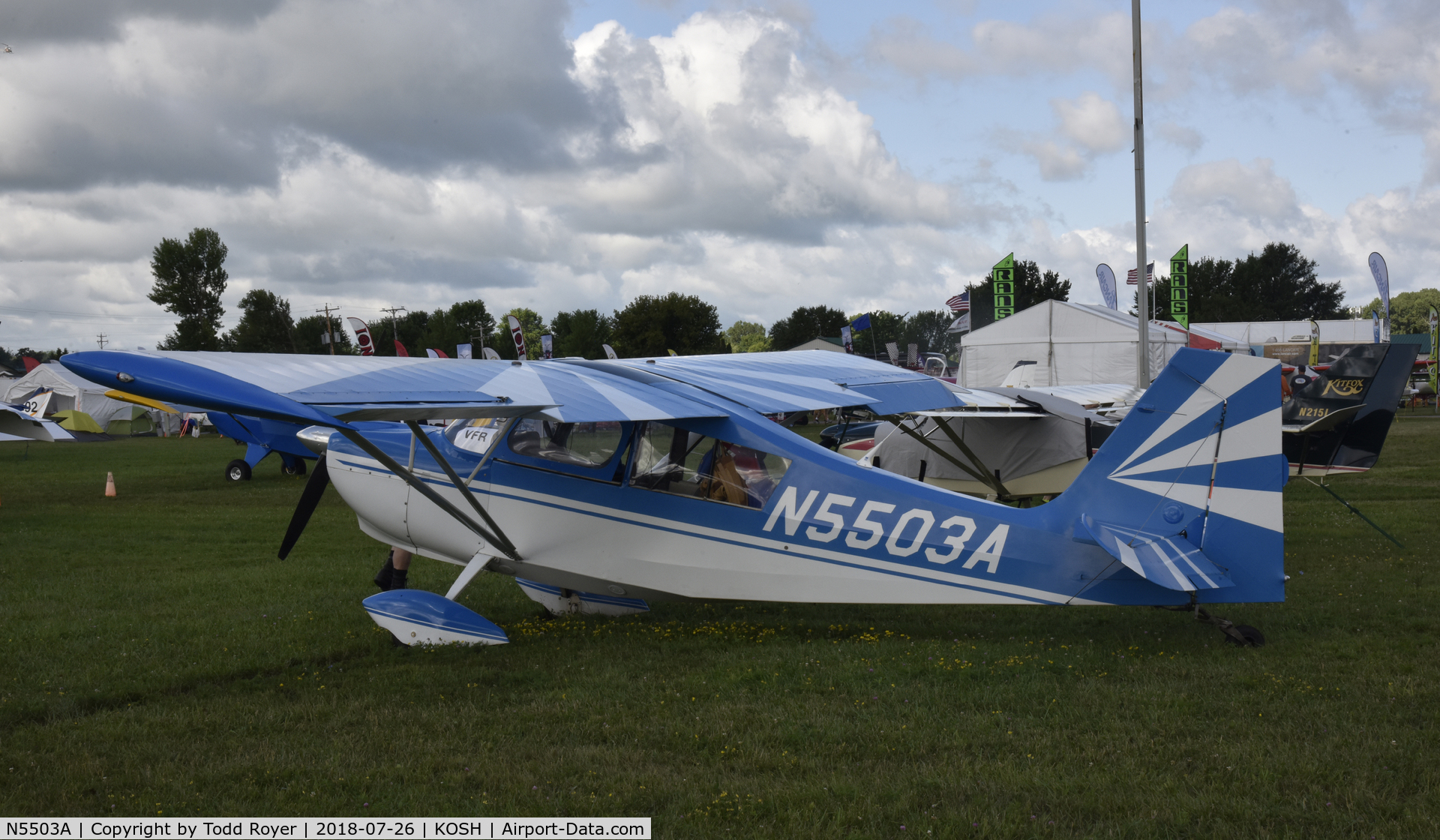 N5503A, 1978 Bellanca 8KCAB Decathlon C/N 411-78, Airventure 2018