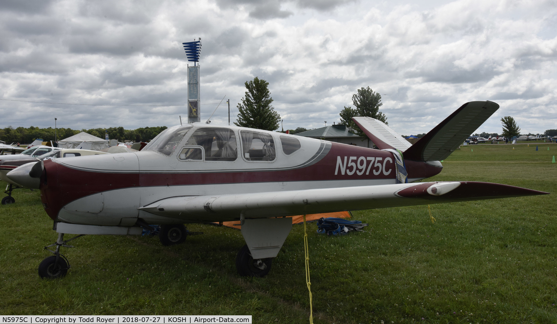 N5975C, 1952 Beech C35 Bonanza Bonanza C/N D-3327, Airventure 2018