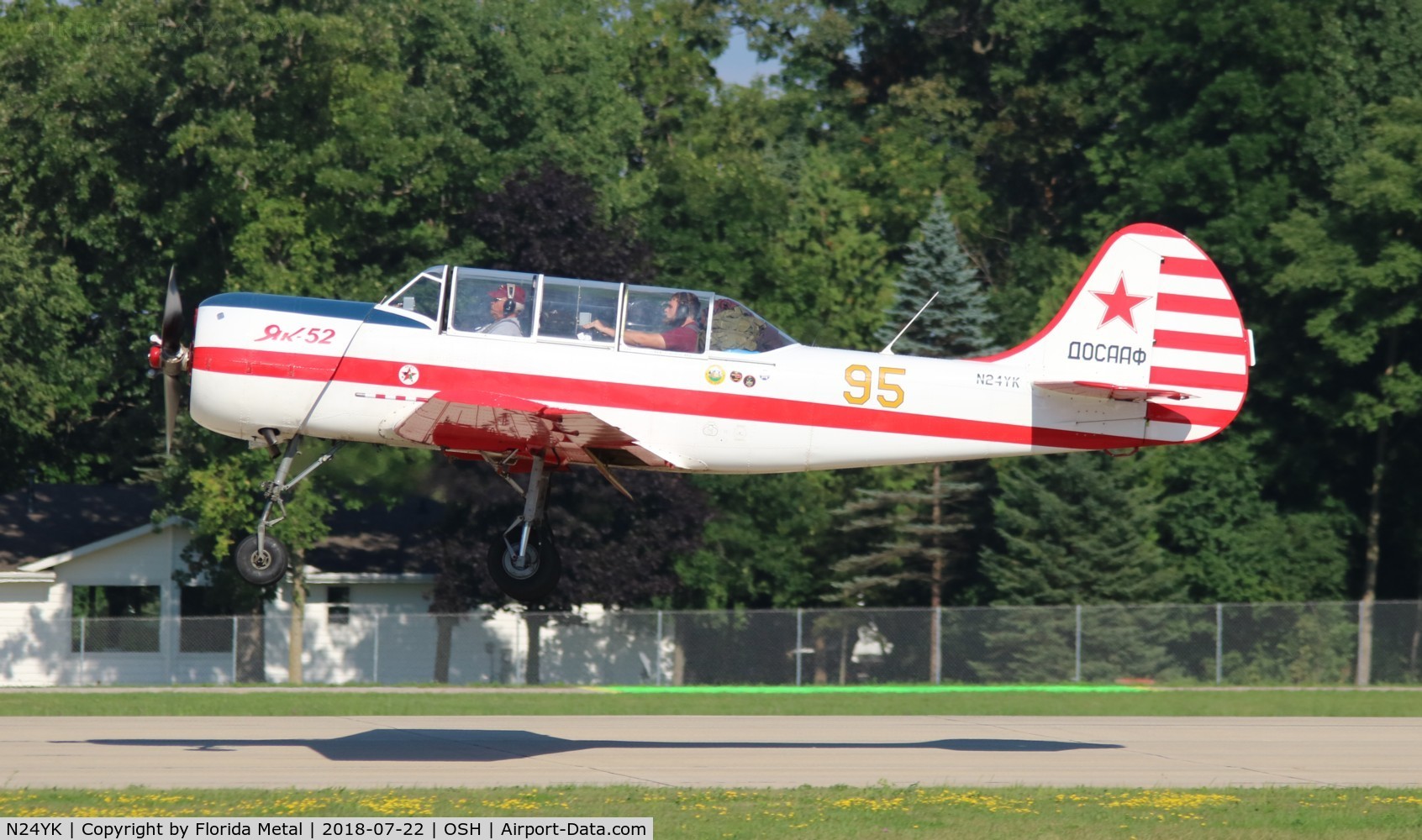 N24YK, 1985 Yakovlev Yak-52 C/N 855810, Yak 52
