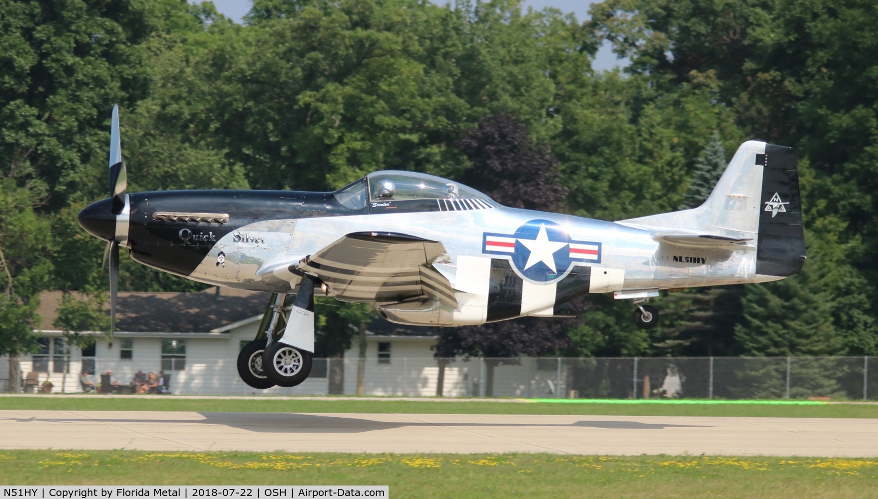 N51HY, 1944 North American P-51D Mustang C/N 45-11439, Quick Silver