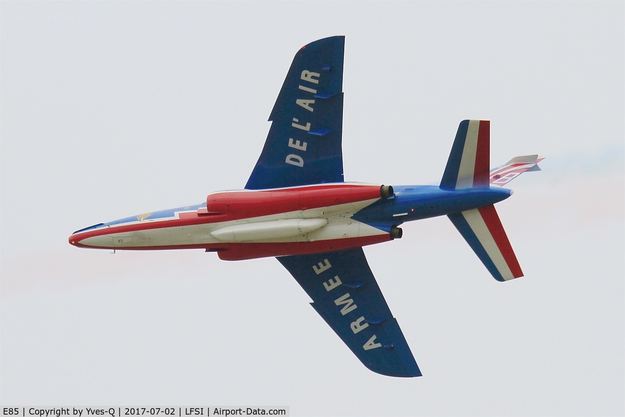 E85, Dassault-Dornier Alpha Jet E C/N E85, Dassault-Dornier Alpha Jet E (F-UGFF), Athos 08 of Patrouille de France 2017, On display, St Dizier-Robinson Air Base 113 (LFSI) Open day 2017