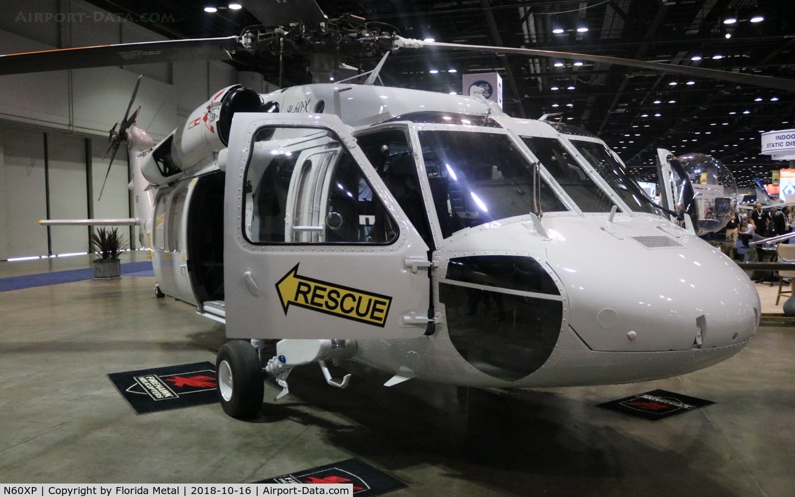 N60XP, 1987 Sikorsky UH-60A+ Black Hawk C/N 70-1131, Blackhawk at NBAA Orlando