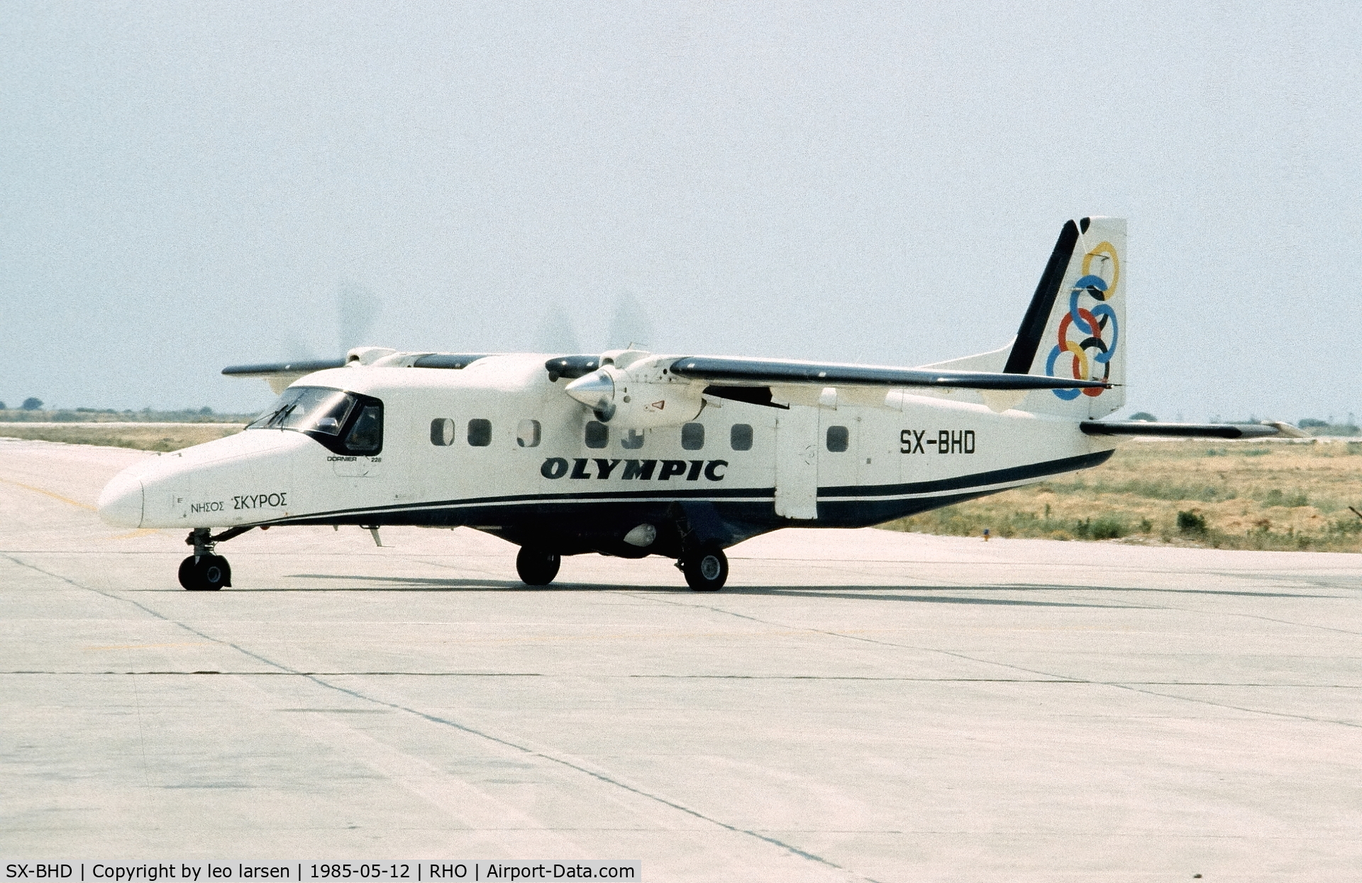 SX-BHD, 1984 Dornier 228-201 C/N 8034, Rhodos 12.5.1985