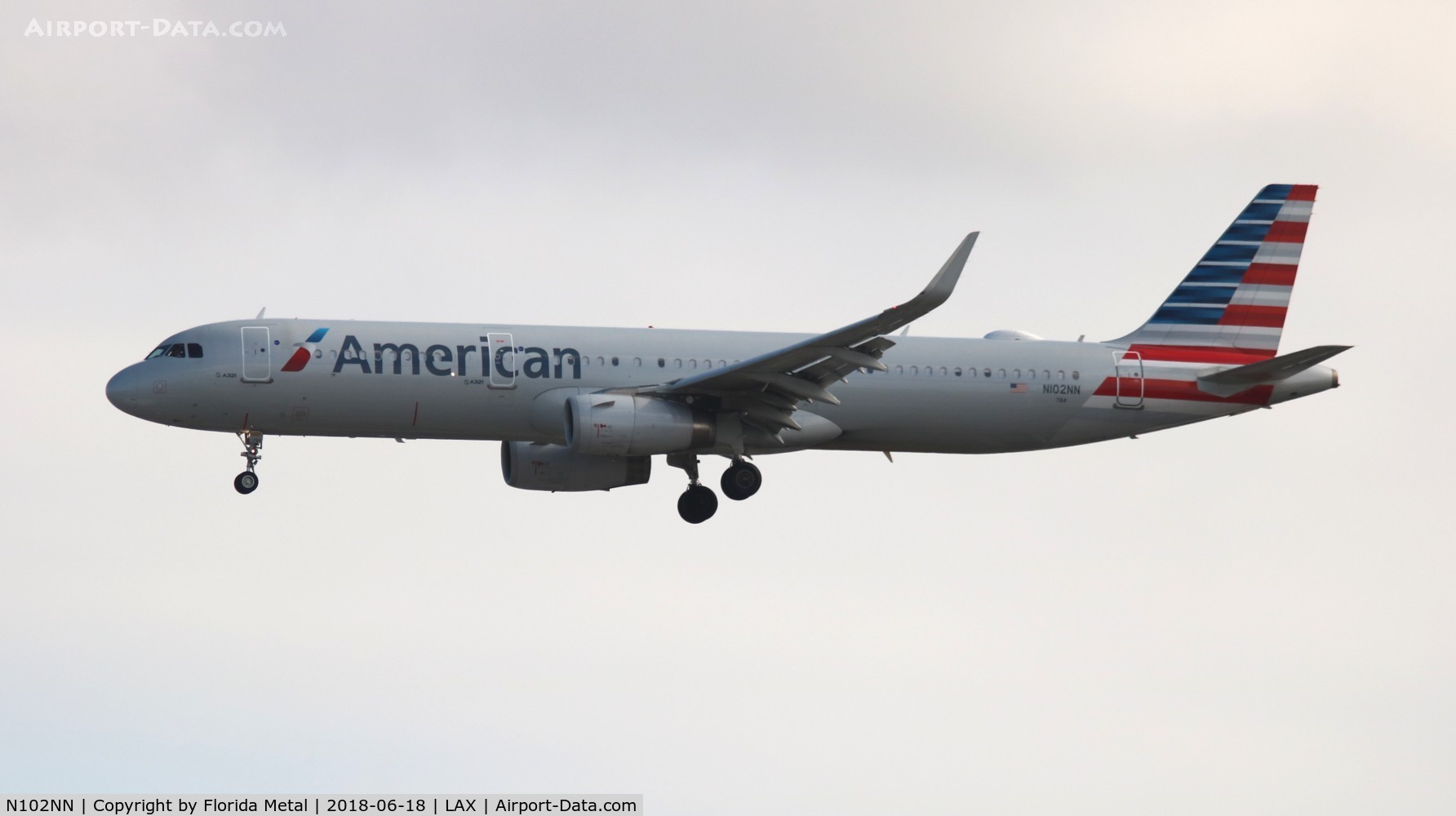 N102NN, 2013 Airbus A321-231 C/N 5860, American