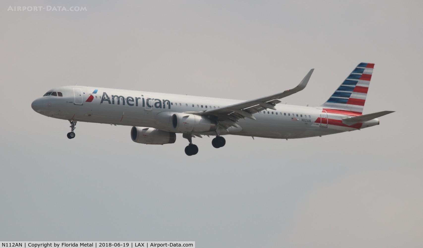 N112AN, 2014 Airbus A321-231 C/N 5991, American