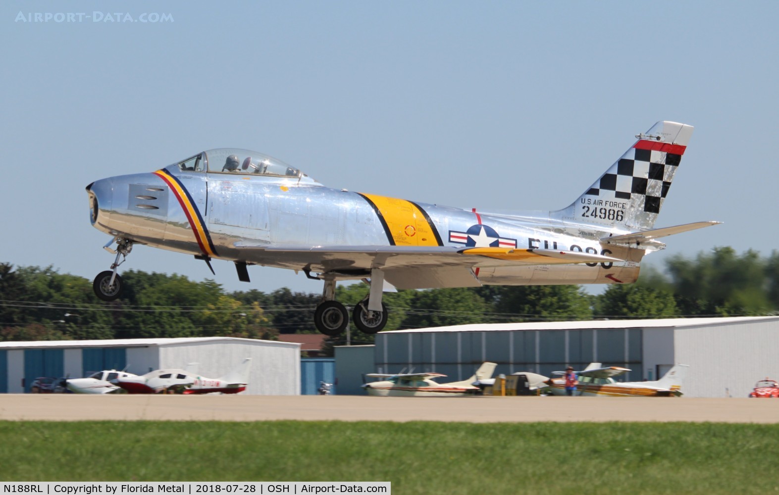 N188RL, 1952 North American F-86F Sabre C/N 191-682, F-86F