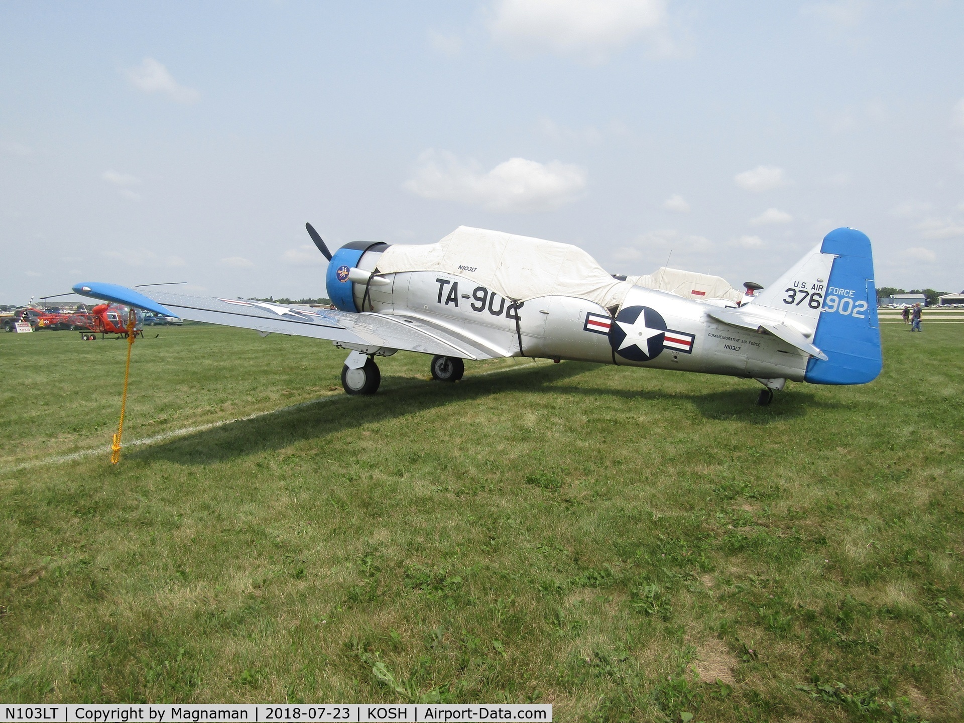 N103LT, 1943 North American SNJ-4 Texan C/N 88-12097, at EAA 18