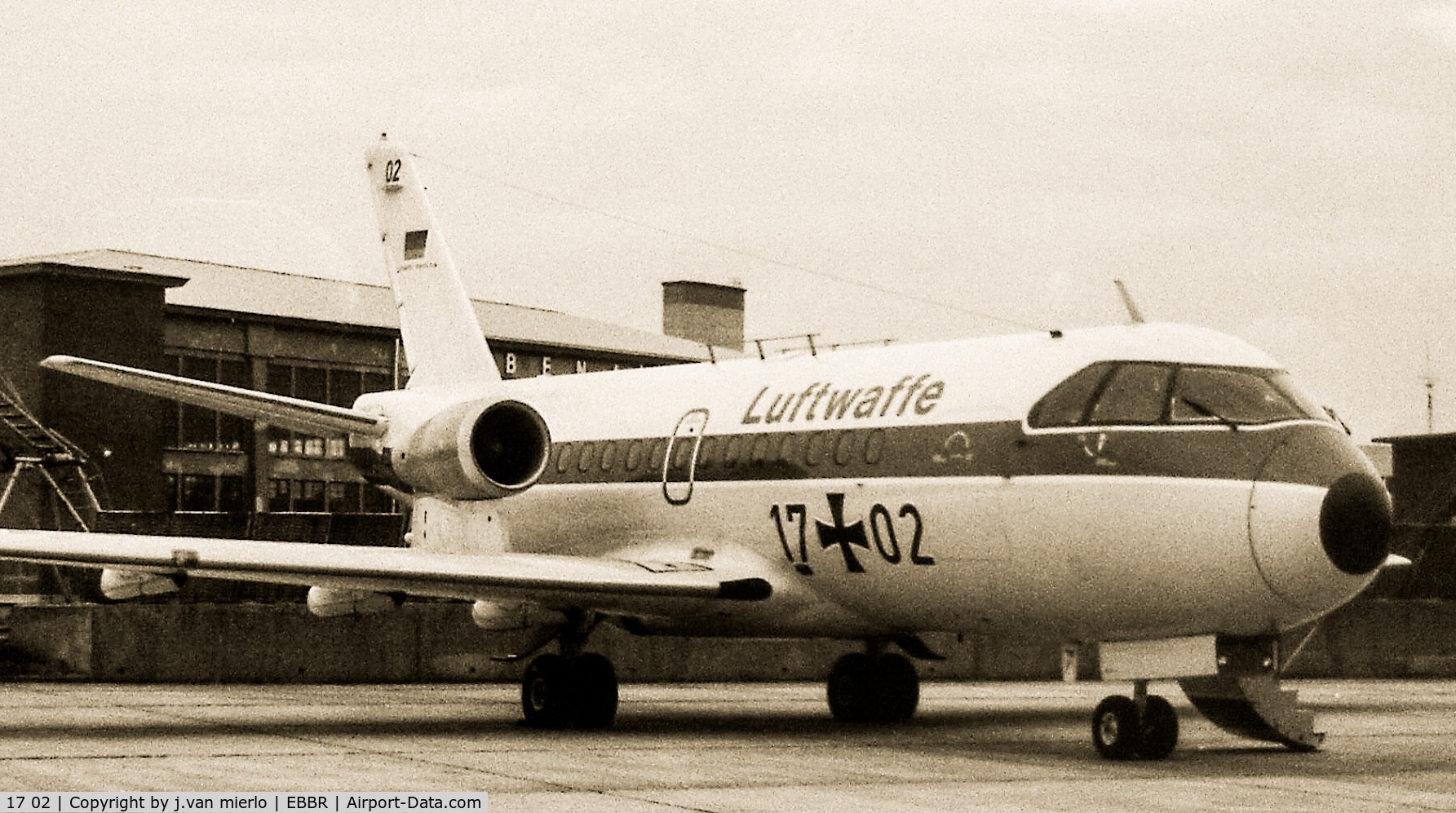 17 02, 1977 VFW-Fokker VFW-614 C/N G18, Brussels General Aviation Terminal