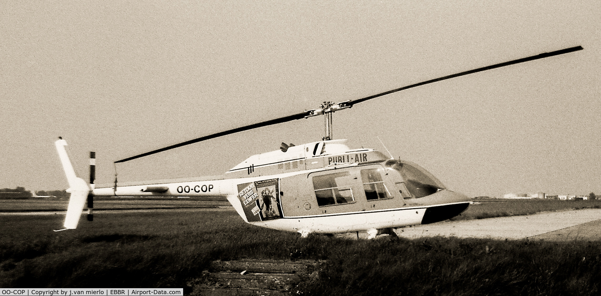 OO-COP, 1971 Agusta AB-206A JetRanger C/N 8284, Belgium