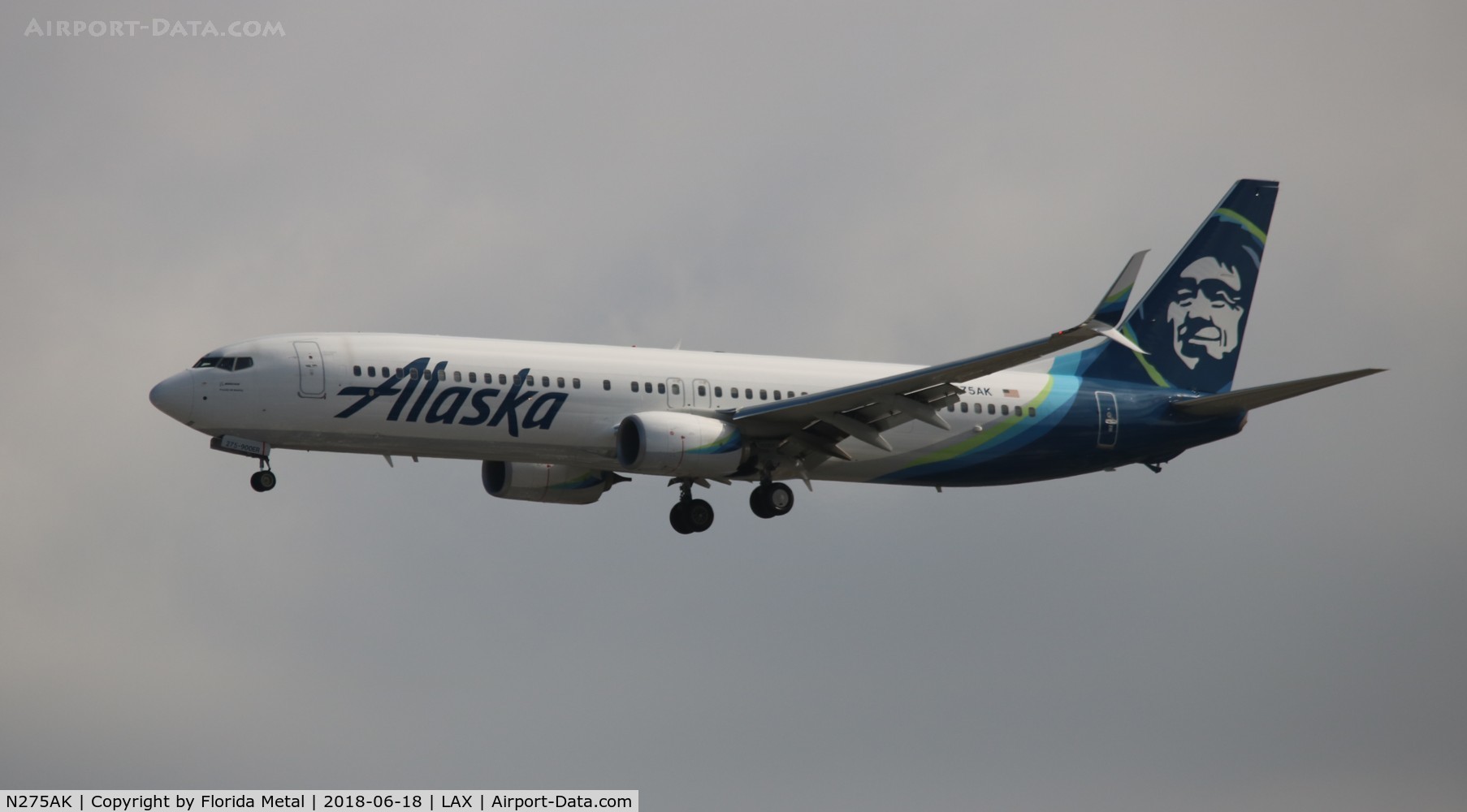 N275AK, 2017 Boeing 737-900/ER C/N 61556, Alaska